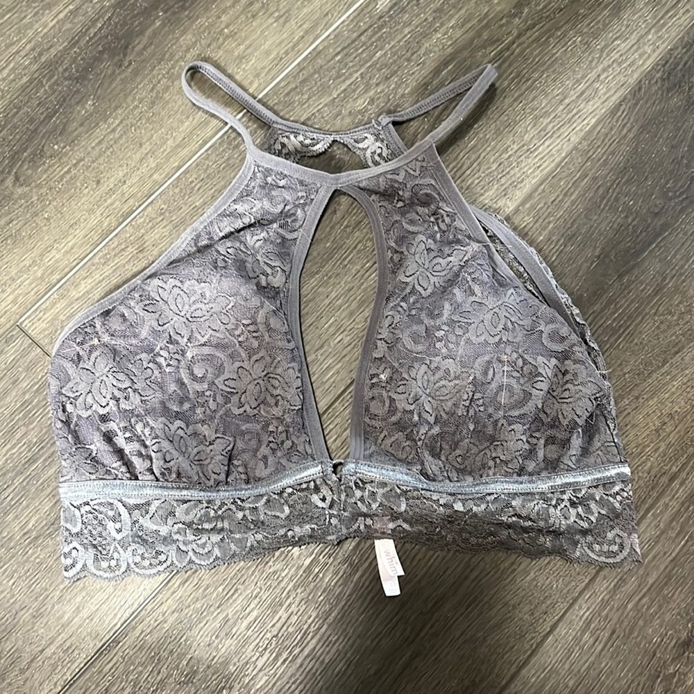 Open Back Purple Bralette